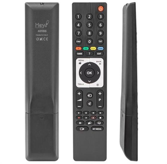 Hey Arçelik Beko Grundig 3D Metalik Göbek Guıde Tuşlu TS4187R-2 Lcd Kumandası