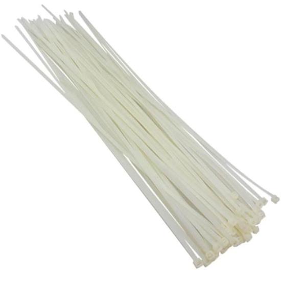 Powermaster PM-411 Beyaz 20 Cm 3.6 Mm Kablo Bağı (100’lü Paket)