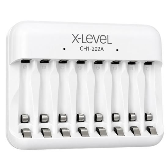 X-Level CH1-202A NI-MH AA-AAA 8’li Pil Şarj Cihazı