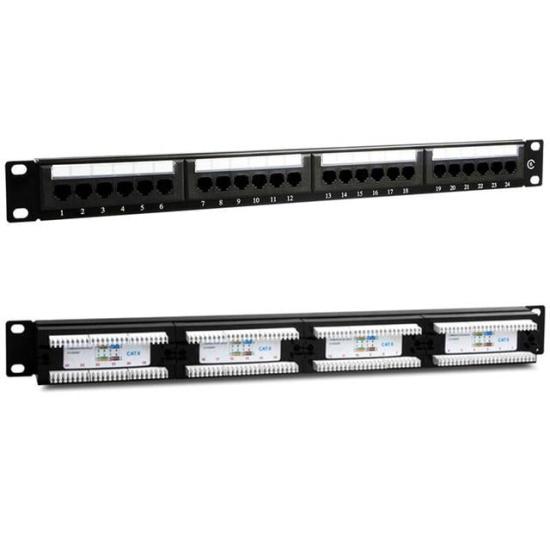 Powermaster PM-4494 24’Lü Utp Cat6 Patch Panel