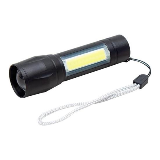 Powermaster PM-4525 Metal Flashlight Power Ledli Şarjlı El Feneri