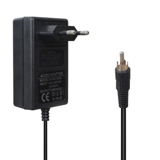 Powermaster PM-4735 16 Volt - 2 Amper Tos Fişli Rca Uçlu Priz Tipi Santral Adaptörü
