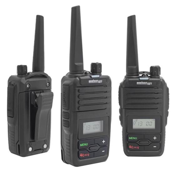 Aselsan A446T 16 Kanal 12 Km Menzil Ekranlı Tekli Set El Telsizi