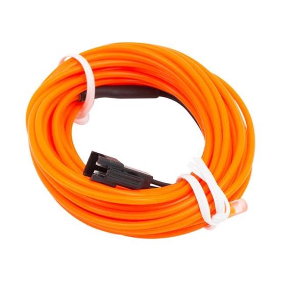 PowerMaster PM-6084 5 Metre 12 Volt Çakmak Fişli Adaptörlü Neon Oranj Şerit Aydınlatma