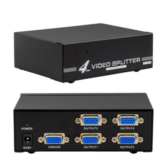 Powermaster PM-6228 4 Portlu 250 Mhz Monitör Çoklayıcı VGA Splitter Dağıtıcı
