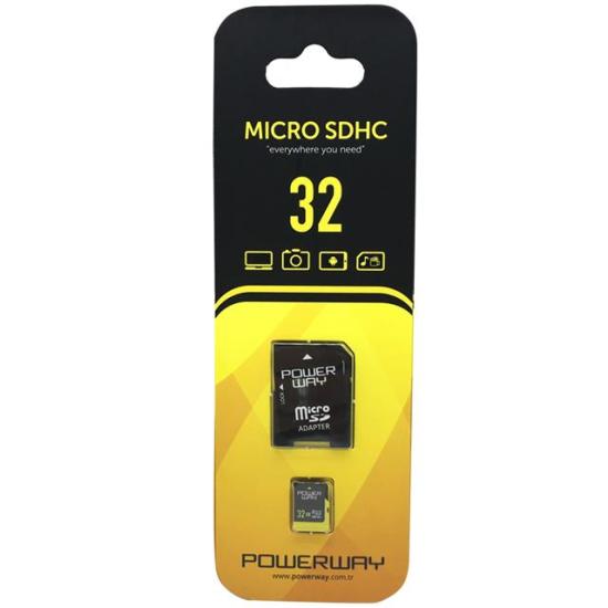 Powerway PWR-32 32 GB Micro SD (Class 10) Hafıza Kartı