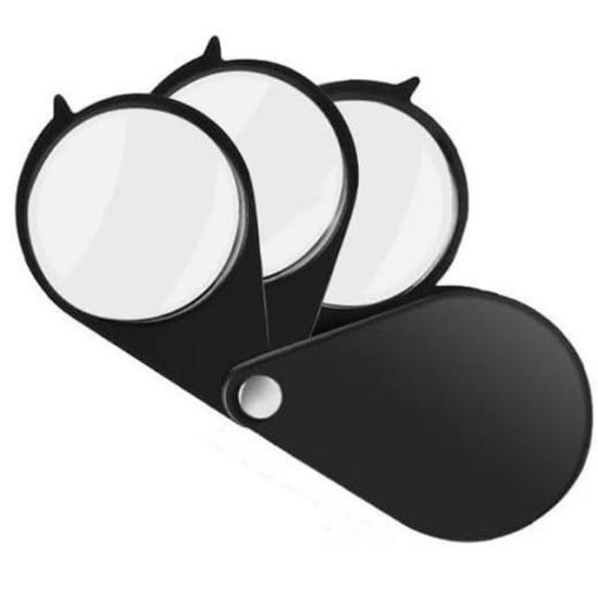 Powermaster PM-6585 Katlanır 30 mm Mini Cep Tipi 3’lü Büyüteç