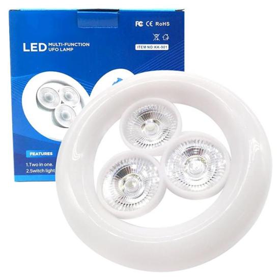 Powermaster Beyaz E27 Duy 36 Watt 3\\’lü Ufo Led Lamba KK-901