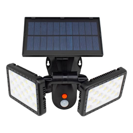 Powermaster Sensörlü 144 SMD Ledli Solar Aydınlatmalı Duvar Lambası W770A