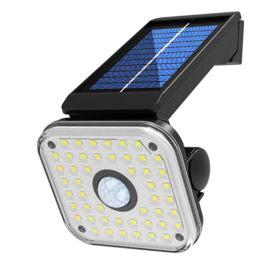 TechMore Güneş Enerjili Led Karavan Bahçe Aydınlatma Kablosuz Sensörlü Solar Panelli 48 Smd Led Akrobat Tip