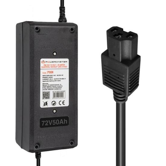Powermaster PM-7331 72 Volt - 50 Amper Elektrikli Bisiklet Şarj Cihazı