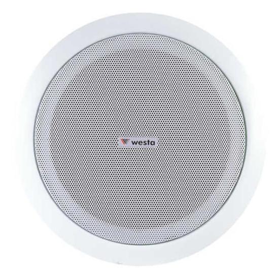 Westa 20 Cm Trafolu 8 ınc Beyaz 30 Watt Alçıpan Hoparlör WS-2035T