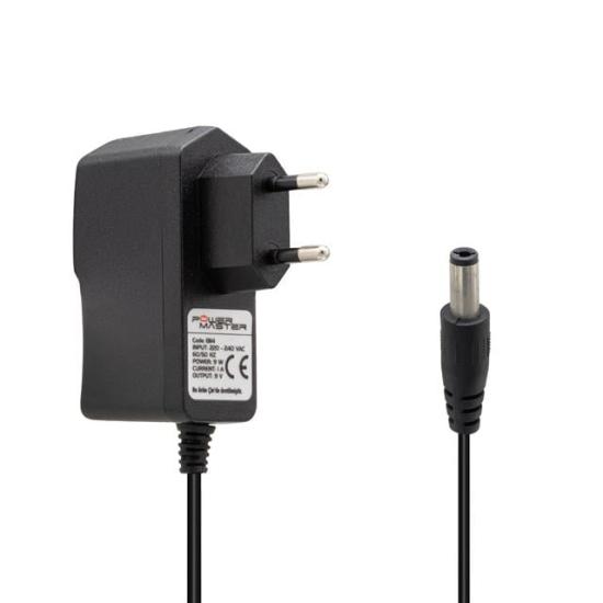 Powermaster PM-8114 9 Volt - 1 Amper 5.5*2.5 Mm Uçlu Priz Tipi Adaptör