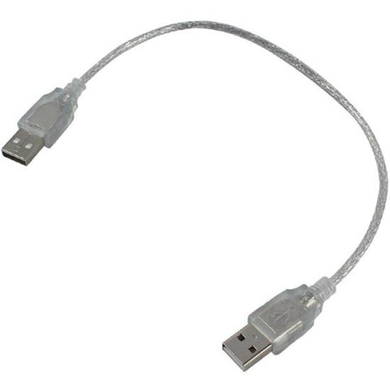 Powermaster PM-8609 Şeffaf 50 Cm Usb Erkek-Erkek Kablo