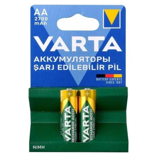 Varta Ni-Mh 1.2V 2700 mAh HR6 Şarj Edilebilir Şarjlı AA Kalem Pil (2’li Paket)